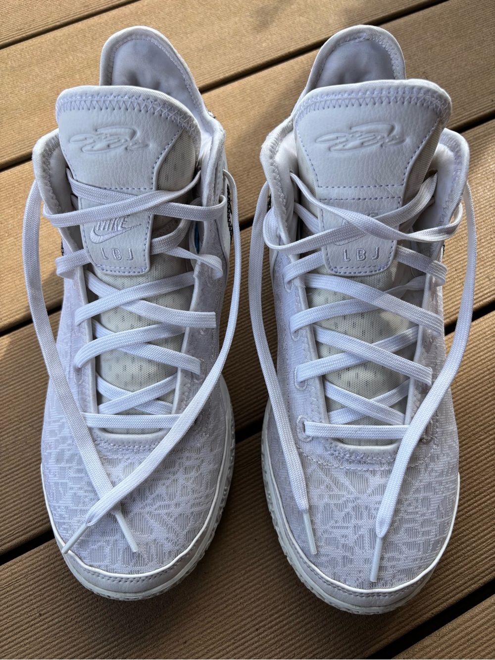 Men’s LeBron James White Athletic Sneakers - Signature Style
